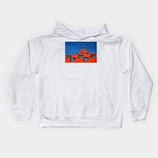 Red Roof Blue Sky Kids Hoodie